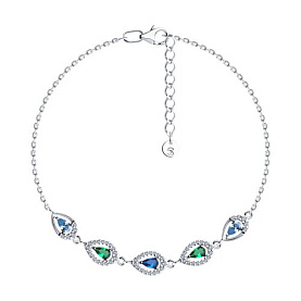 Браслет Diamant - Серебро 925, Фианит (арт. 94051180)