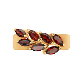 Кольцо SOKOLOV - Серебро 925, Гранат (арт. 92014590)